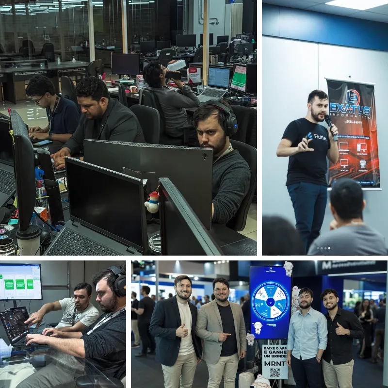 Profesionales del equipo de Fteam en diferentes áreas de actuación