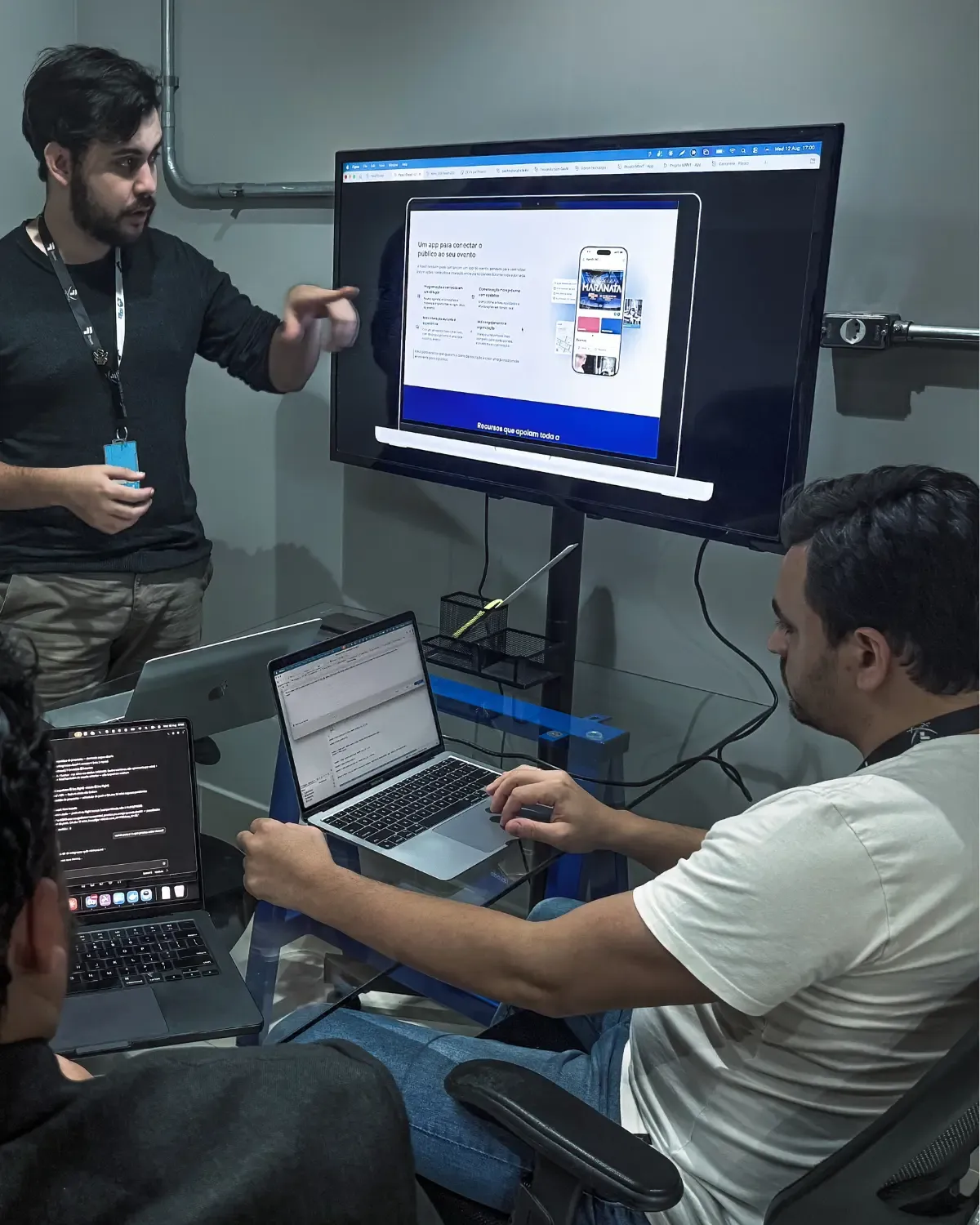 Equipo de Fteam en análisis y planificación de proyecto